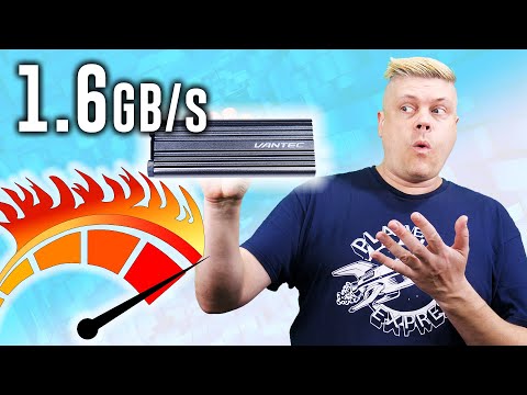 Vantec NVMe SSD enclosures supercharge data transfers reaching a massive 1.6GB/s!