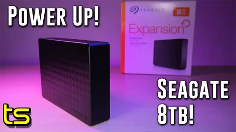 POWER UP- Huge Seagate Expansion 8TB External HDD