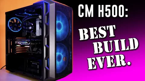 BEST BUILD EVER- Cooler Master H500 case, spacious